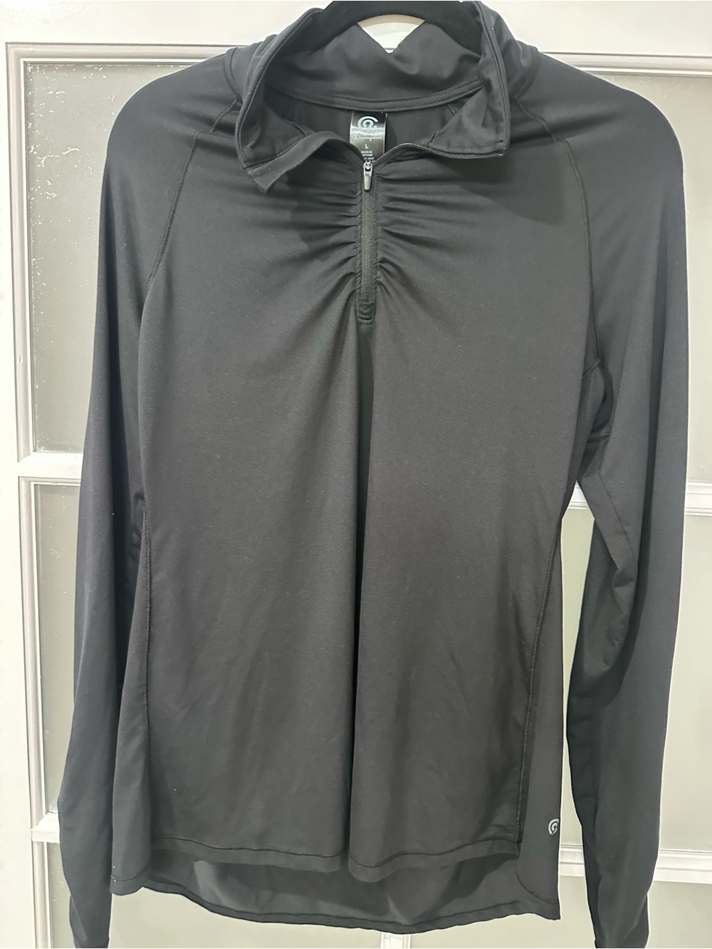 Champions Women’s Quarter Zip Performance Pullover Ruched Long Sleeve